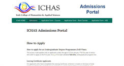Desktop Screenshot of ichas.net